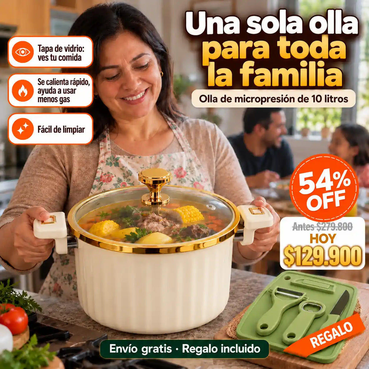 Olla Micropresión 10L