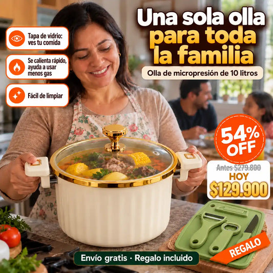 Olla Micropresión 10L